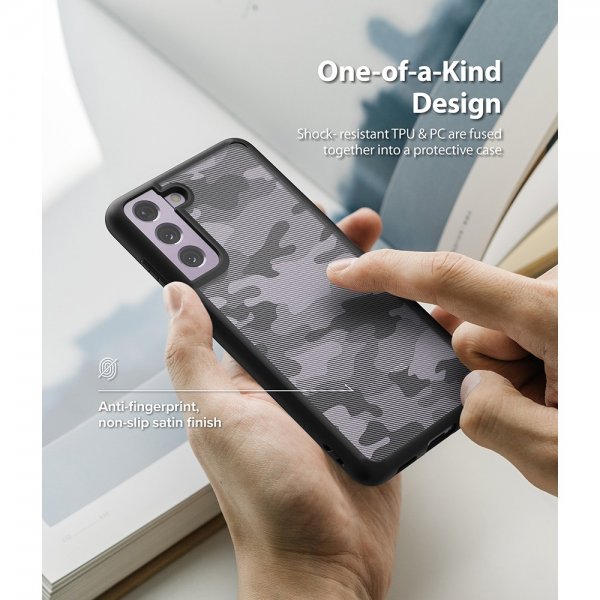 Ringke Samsung Galaxy S21 FE Cover Fusion Matte Camo Black