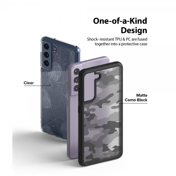 Ringke Samsung Galaxy S21 FE Cover Fusion Matte Camo Black