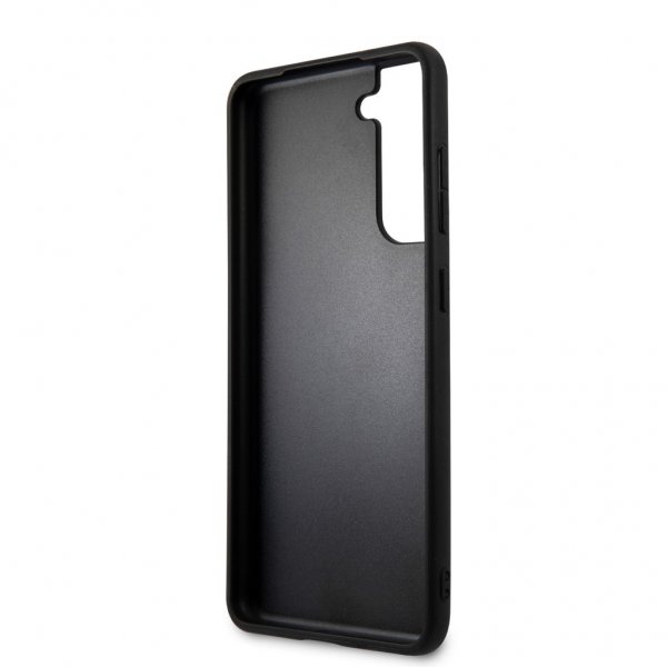 Guess Samsung Galaxy S21 FE Cover Metal Logo Rosa