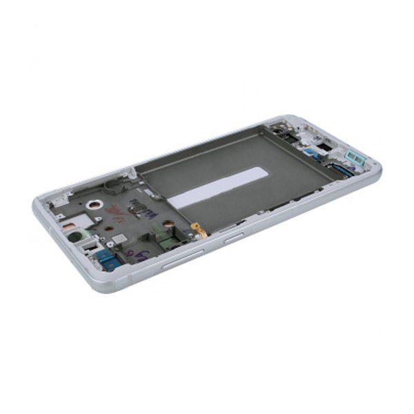 Samsung Galaxy S21 FE Skærm med LCD Display Original - Hvid