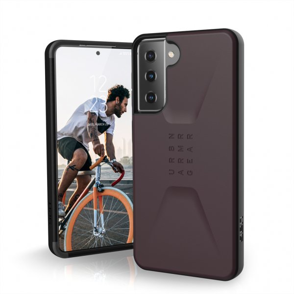 Urban Armor Gear (UAG) Samsung Galaxy S21 Plus Cover Civilian Eggplant
