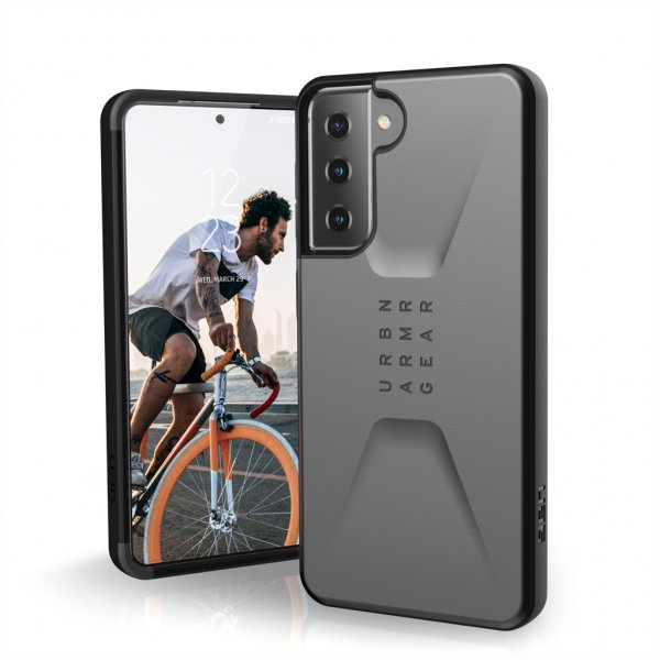 Urban Armor Gear (UAG) Samsung Galaxy S21 Plus Cover Civilian Sølv