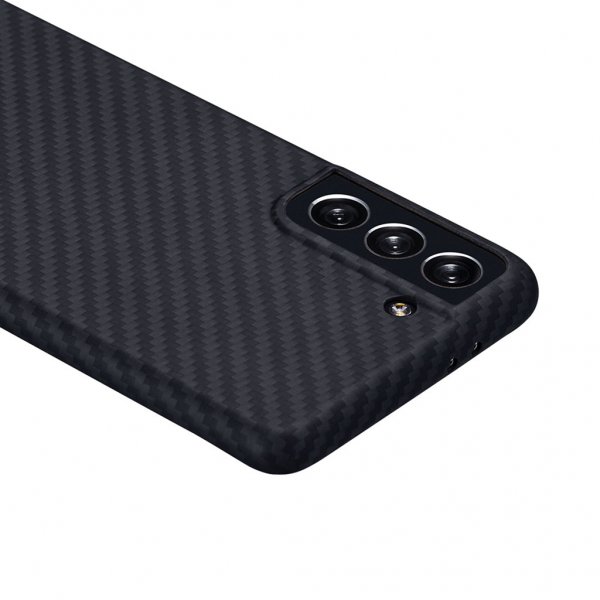 Pitaka Samsung Galaxy S21 Plus Cover MagEZ Case Sort/Grå Twill