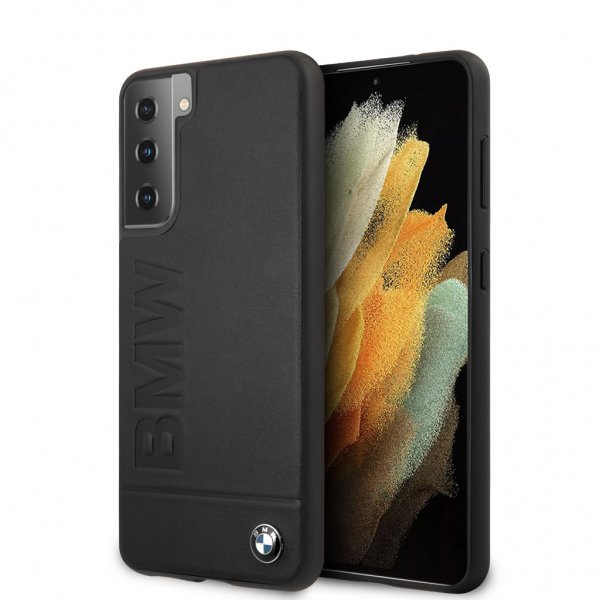 BMW Samsung Galaxy S21 Plus Cover med Logo Sort
