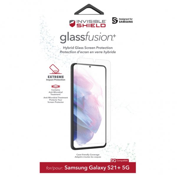 ZAGG InvisibleShield Samsung Galaxy S21 Plus Skærmbeskyttelse Glass Fusion+