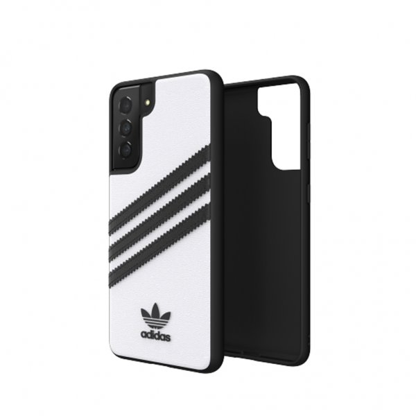 Adidas Samsung Galaxy S21 Cover 3 Stripes Snap Case Hvid