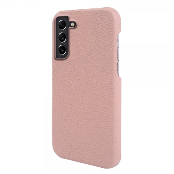 Samsung Galaxy S21 Cover Ægte Læder MagSafe Rosa