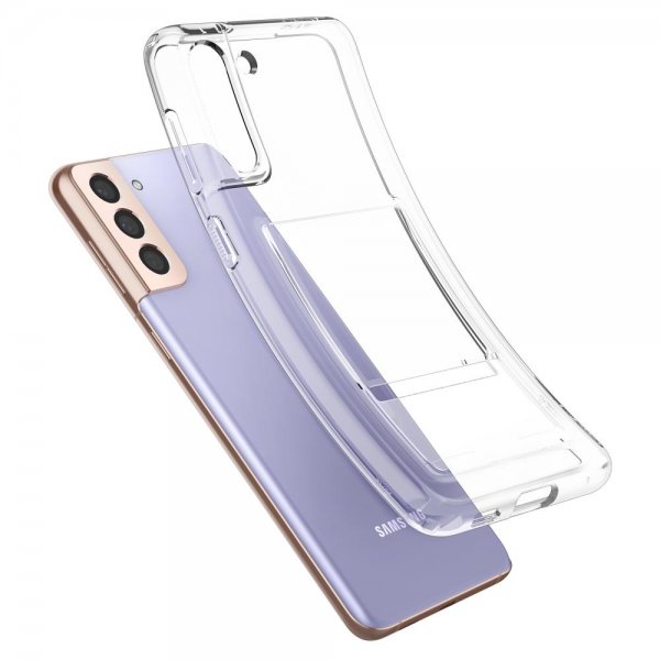 Spigen Samsung Galaxy S21 Cover Crystal Slot Crystal Clear