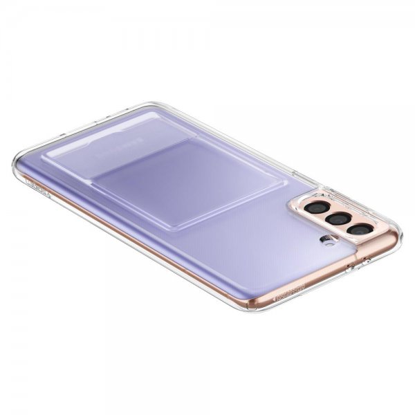 Spigen Samsung Galaxy S21 Cover Crystal Slot Crystal Clear