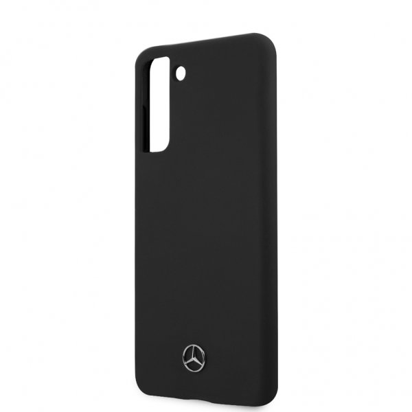 Mercedes Benz Samsung Galaxy S21 Cover med Logo Sort