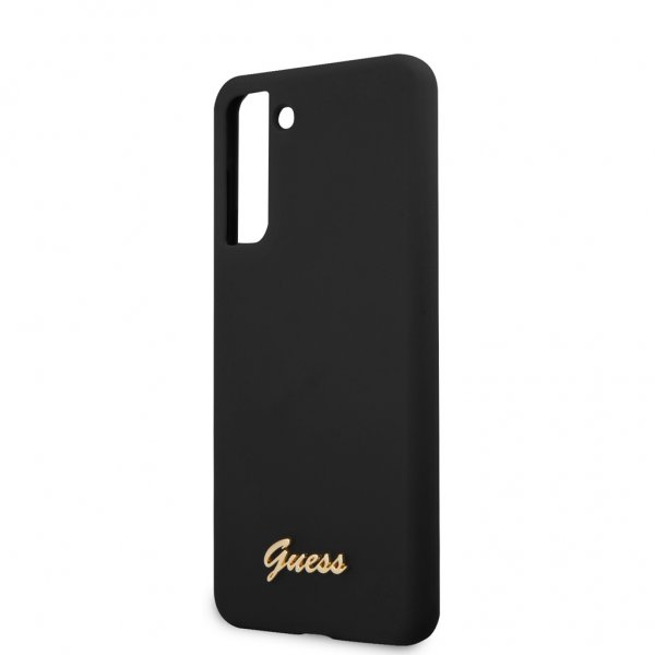 Guess Samsung Galaxy S21 Cover Metal Logo Sort