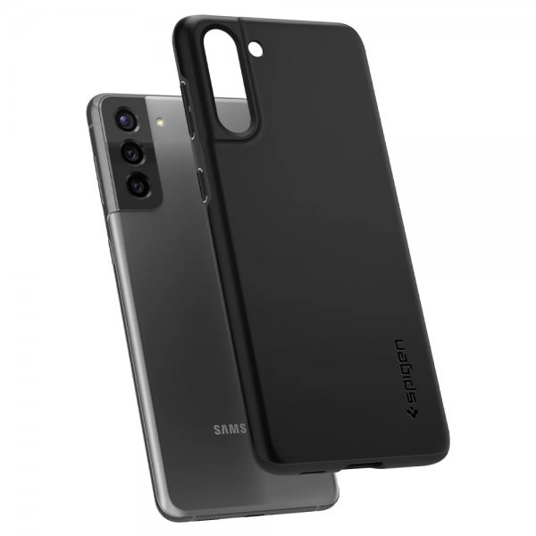 Spigen Samsung Galaxy S21 Cover Thin Fit Sort