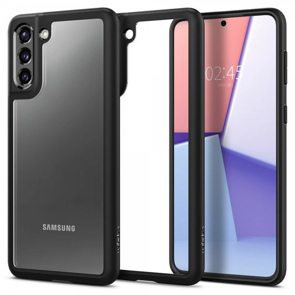Spigen Samsung Galaxy S21 Cover Ultra Hybrid Mat Sort
