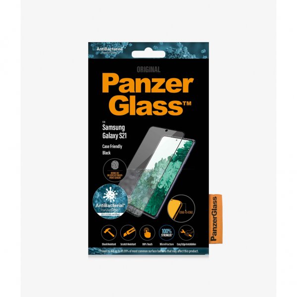PanzerGlass Samsung Galaxy S21 Skærmbeskyttelse Case Friendly Fingeraftryk