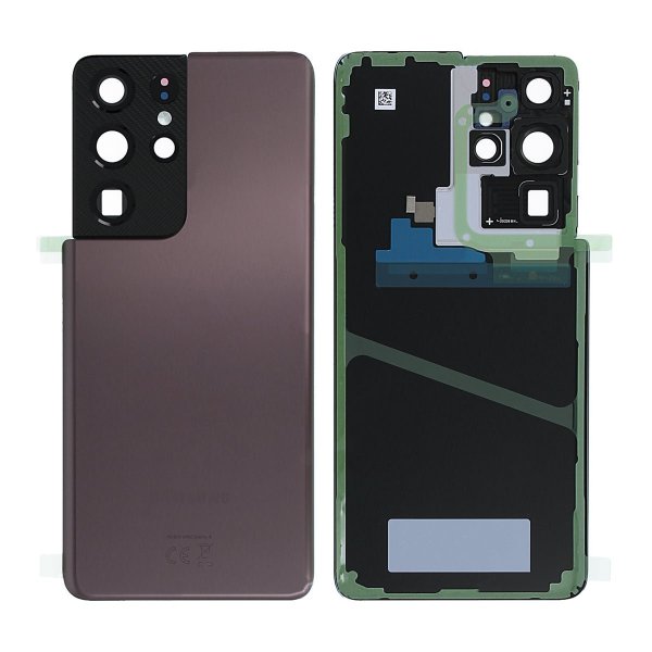Samsung Galaxy S21 Ultra Bagside Original - Brun