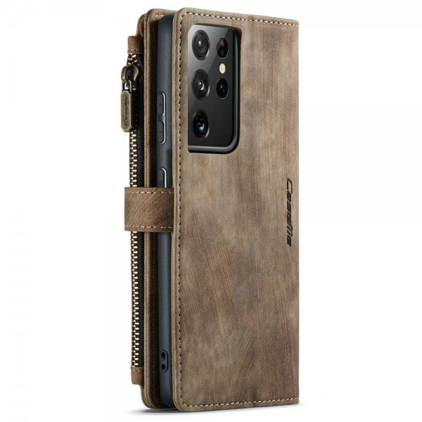 CaseMe Samsung Galaxy S21 Ultra Cover C30 Series Brun