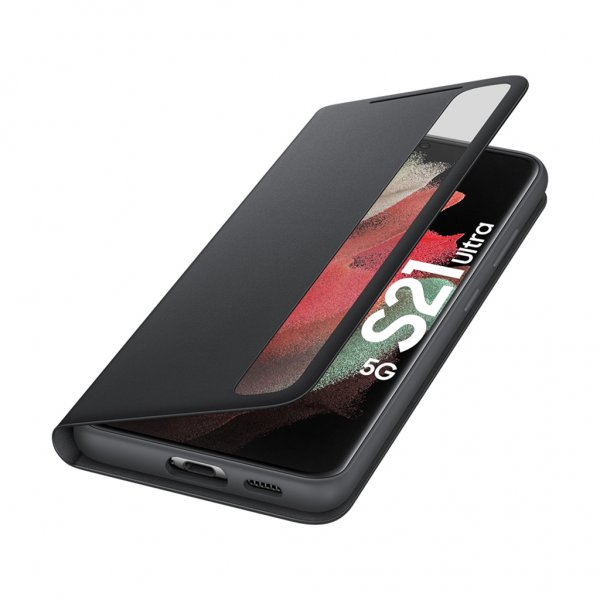 Samsung Original Galaxy S21 Ultra Cover Smart Clear View Cover Sort
