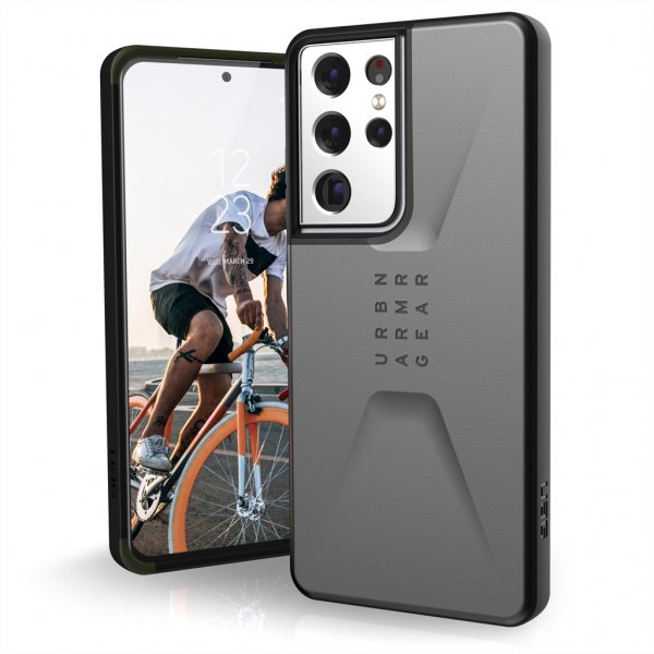Urban Armor Gear (UAG) Samsung Galaxy S21 Ultra Cover Civilian Silver