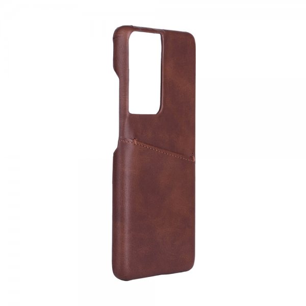 Onsala Samsung Galaxy S21 Ultra Cover med Kortlomme Brun