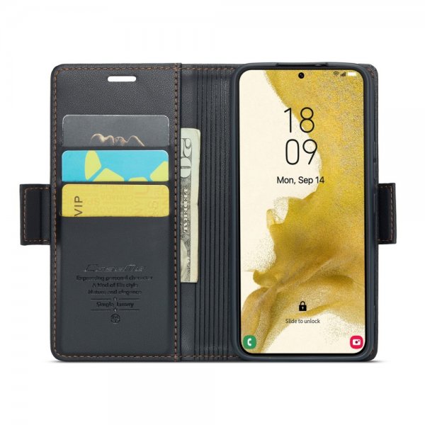 CaseMe Samsung Galaxy S22 Etui 023 Series Sort