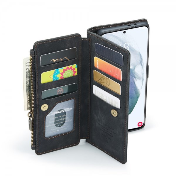 CaseMe Samsung Galaxy S22 Etui C30 Series Sort