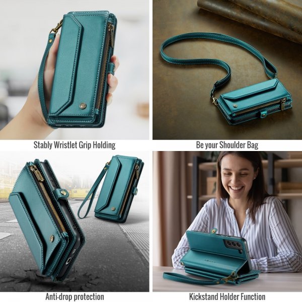 CaseMe Samsung Galaxy S22 Etui C36 Serie Grøn