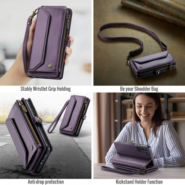 CaseMe Samsung Galaxy S22 Cover C36 Series Lilla