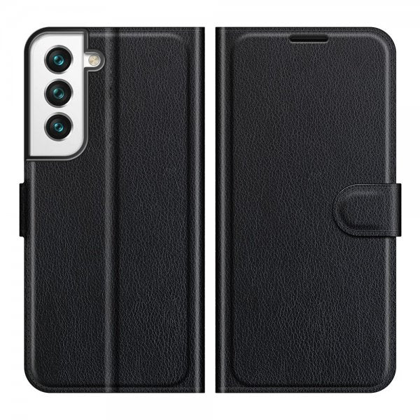 Nordic Covers Samsung Galaxy S22 Cover Litchi Raven Black