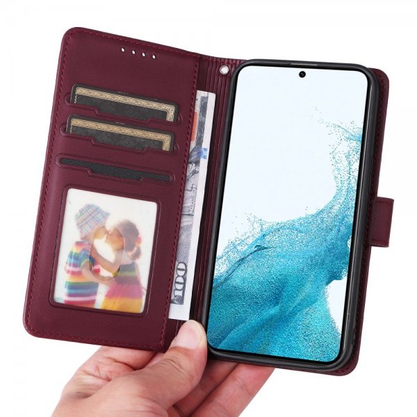 Betopnice Samsung Galaxy S22 Cover med aftageligt etui 005 Rød