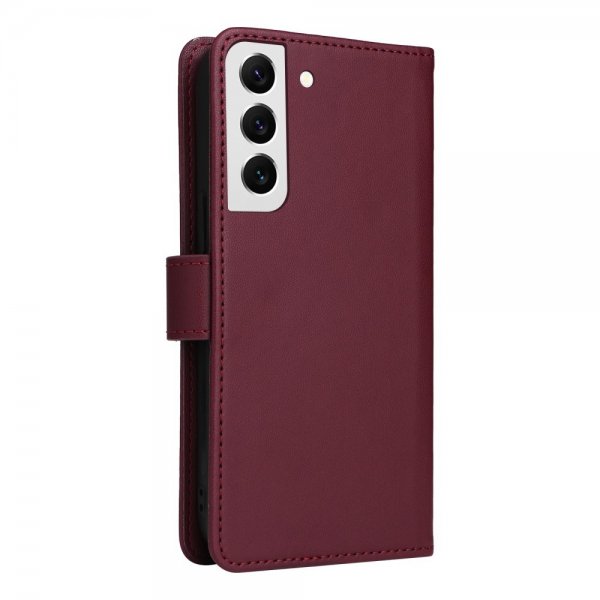 Betopnice Samsung Galaxy S22 Cover med aftageligt etui 005 Rød