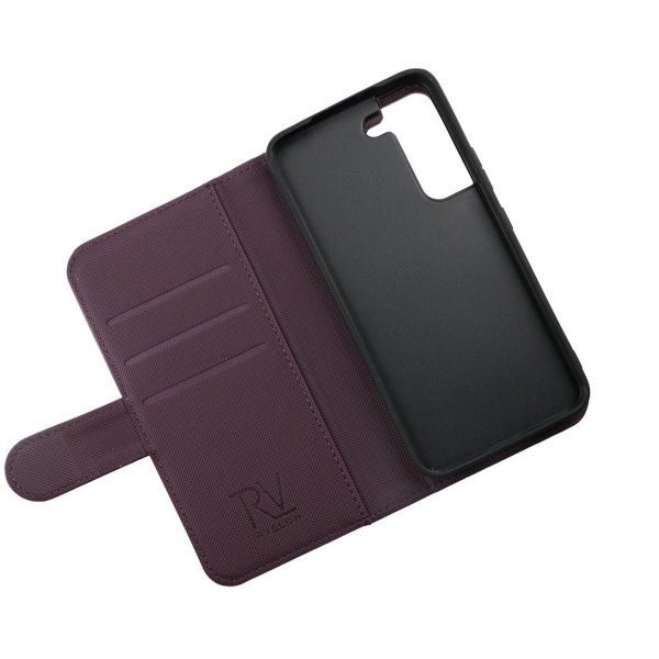 Rvelon Samsung Galaxy S22 Cover Magnetisk Aftageligt Etui Lilla