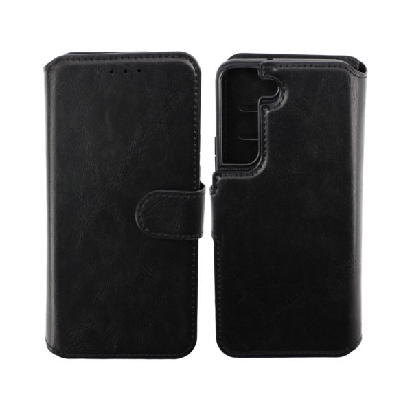Rvelon Samsung Galaxy S22 Cover Magnetisk Aftageligt Etui Sort