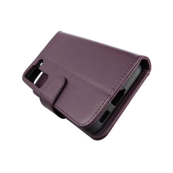 Rvelon Samsung Galaxy S22 Etui Udklappeligt Kortfack Lilla