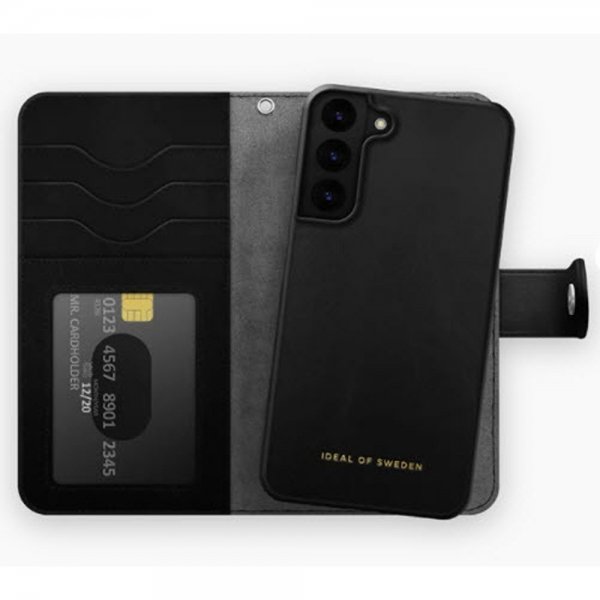 Ideal of Sweden Samsung Galaxy S22 Plus Cover Magnet Wallet+ Sort