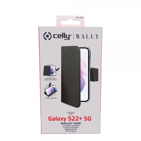 Celly Samsung Galaxy S22 Plus Cover Wally Wallet Case Sort