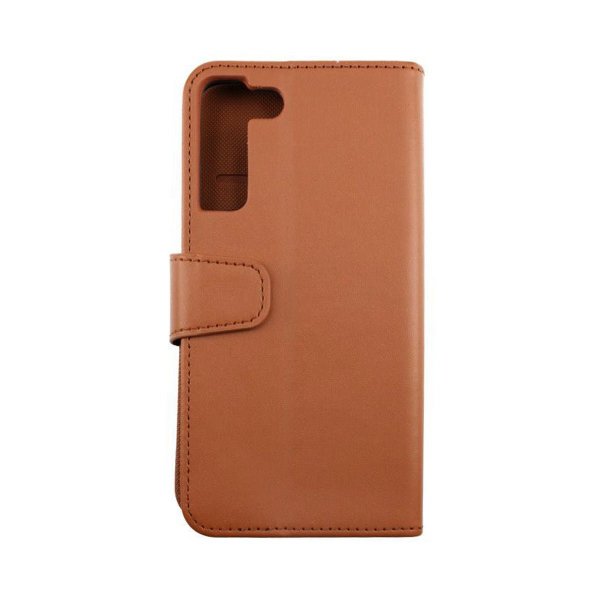 Rvelon Samsung Galaxy S22 Plus Flip Cover Kortlomme Brun