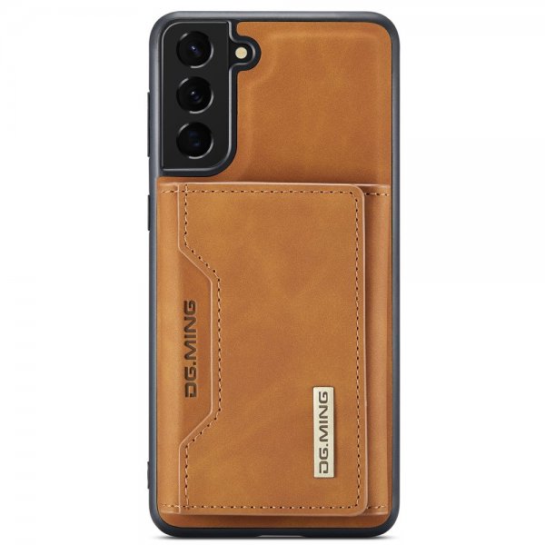 Dg.Ming Samsung Galaxy S22 Plus Cover M2 Series Aftagelig Kortholder Brun