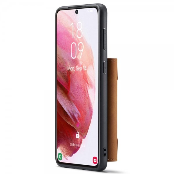 Dg.Ming Samsung Galaxy S22 Plus Cover M2 Series Aftagelig Kortholder Brun