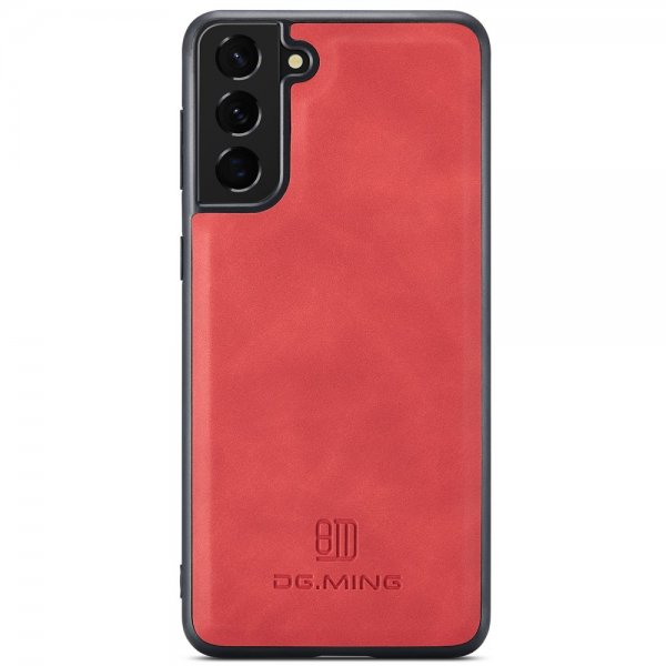 Dg.Ming Samsung Galaxy S22 Plus Cover M2 Series Aftagelig Kortholder Rød