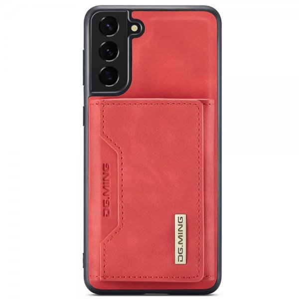 Dg.Ming Samsung Galaxy S22 Plus Cover M2 Series Aftagelig Kortholder Rød
