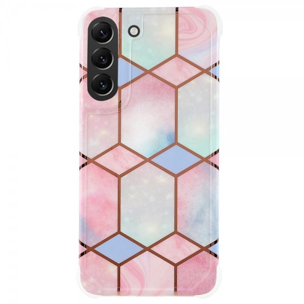 Samsung Galaxy S22 Plus Cover Marmor Rosa