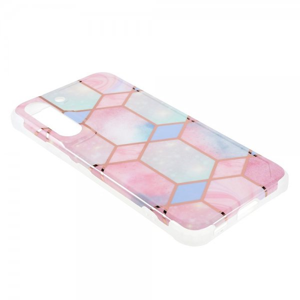 Samsung Galaxy S22 Plus Cover Marmor Rosa