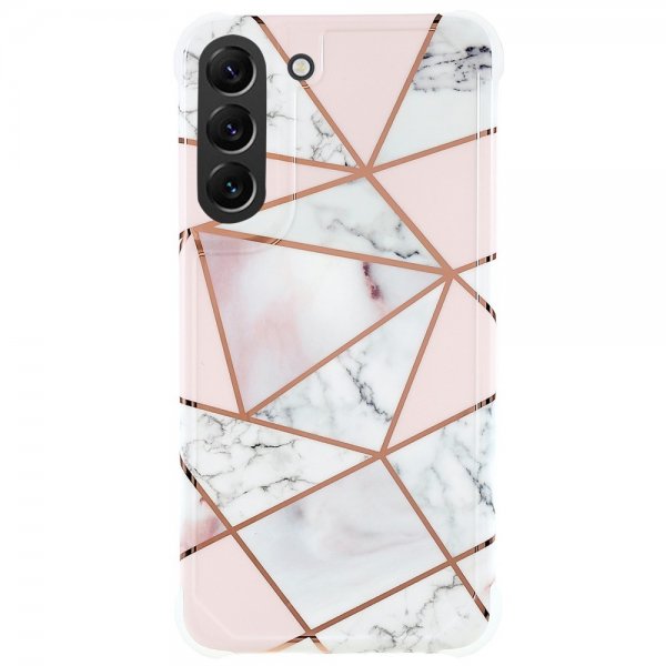 Samsung Galaxy S22 Plus Cover Marmor Hvid