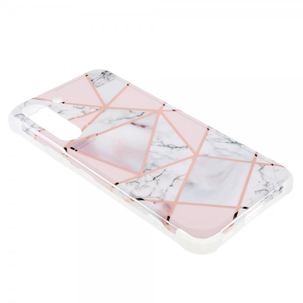 Samsung Galaxy S22 Plus Cover Marmor Hvid