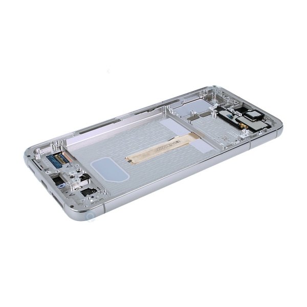 Samsung Galaxy S22 Plus Skærm med LCD Display Original - Hvid/Creme/Blå