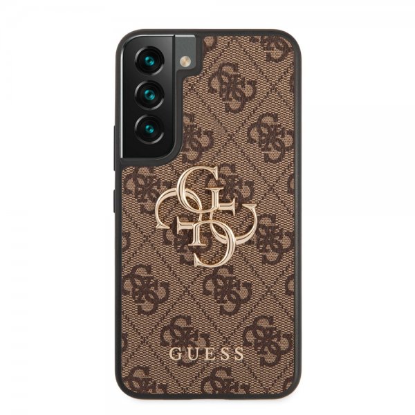 Guess Samsung Galaxy S22 Cover 4G Logo Brun