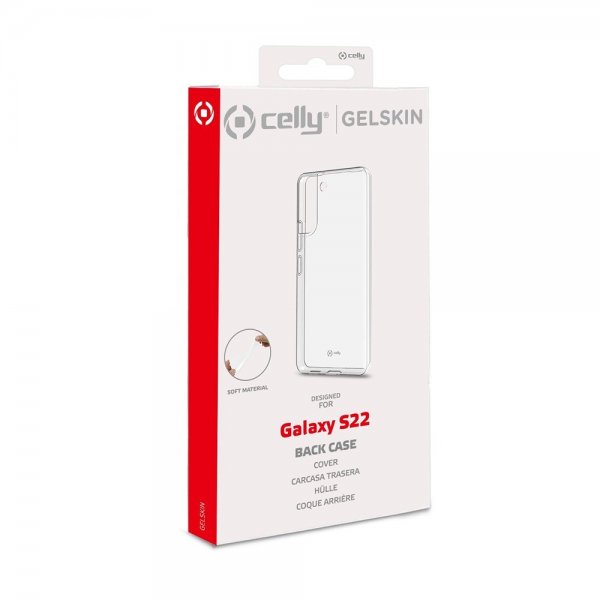 Celly Samsung Galaxy S22 Cover GELSKIN Transparent