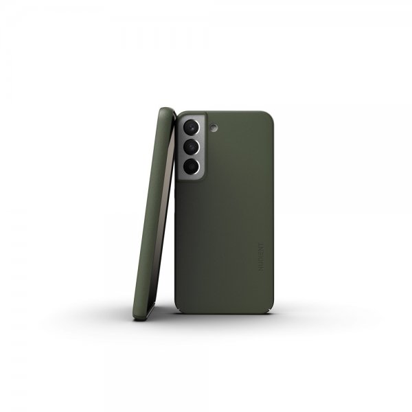 Nudient Samsung Galaxy S22 Cover Thin Case V3 Pine Green