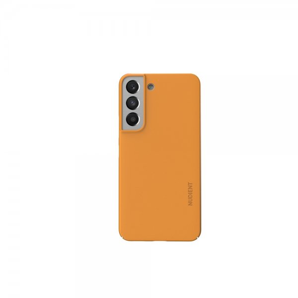 Nudient Samsung Galaxy S22 Cover Tyndt Cover V3 Saffron Yellow