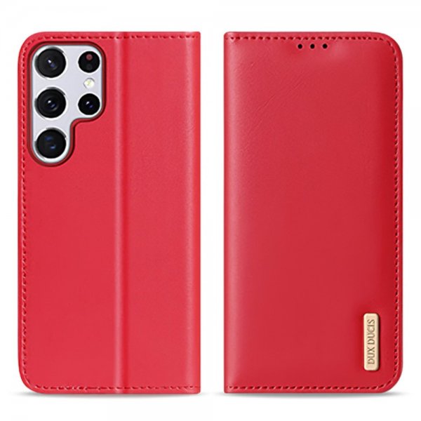 Dux Ducis Samsung Galaxy S22 Ultra Cover Hivo Series Rød